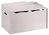 Amazon Basics - Scatola in legno per giocattoli, grigio, 76.2 cm x 40.64 cm x 46.99 cm