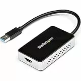 StarTech.com Adattatore scheda USB 3.0 a HDMI e DVI con hub USB a 1 porta - 1920x1200 - Scheda grafica esterna doppio monitor (USB32HDEH)