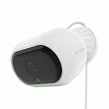 blurams Telecamera Wifi Esterno, Telecamera da Esterno 1080P, Visione Notturna 10M,Riconoscimento Facciale,Sirena,2 Vie Audio,Funziona con Alexa& Google Assistant& IFTTT