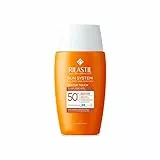 Rilastil Sun System Water Touch Fluido Comfort, Fluido Solare Idratante Viso, Effetto Setoso e Matt, SPF 50+, per Tutti i Tipi di Pelle, Confezione da 50 ml