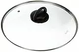 Ibili 970928 Coperchio poinee Piante, Vetro, Trasparente, 28 cm
