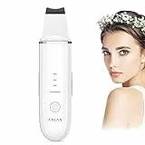 Pulizia Viso, ANLAN Skin Scrubber Ultrasuoni Professionale per Pulizia Profonda la Viso Peeling e Cura,4 modalità Rimozione di Comedone, USB Ricaricabile