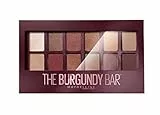 Maybelline New York - The Burgundy Bar, palette di ombretti, 12 colori