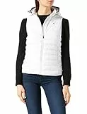 Tommy Hilfiger Ess LW Gilet Piumino, TH Optic White, XXS Donna