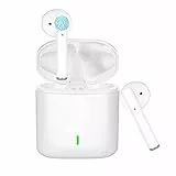 HAJIMA Cuffie Bluetooth, Cuffie Wireless con Microfono, Auricolare bluetooth senza fili, Cuffie In-Ear Impermeabili Con Microfono Stereo In-Ear Cuffie Wireless, 24 ore Tempo di Gioco, Controllo Touch