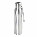 axentia Borraccia in acciaio inox, colore argento, circa 1 litro