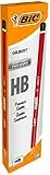 BIC Gilbert - Matite per carta HB, confezione da 12