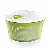 Leifheit ComfortLine Centrifuga insalata, Insalatiera centrifuga con meccanismo a trazione destra/sinistra nel coperchio, Scolapasta e setaccio