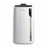 De'Longhi Pinguino PACEL98ECO Climatizzatore Portatile Silenzioso con Tecnologia Eco Real Feel, Interfaccia Digitale, Funzione deumidificatore, 2.7 kW, 64 Decibel, Plastica, Bianco