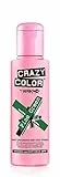 Crazy Color Hair Dye Renbow Crazy Color No.46 Pine Green Semi-Permanent Cream 100ml