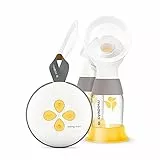 Medela Swing Maxi Tiralatte Elettrico Doppio, Ricaricabile tramite USB, Più Latte in Meno Tempo, con Coppe PersonalFit Flex e Tecnologia di Medela 2-Phase Expression