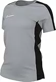 NIKE W NK DF ACD23 Top SS T-Shirt, Wolf Grey/Black/White, S Donna