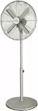 Cecotec Ventilatore a pedale EnergySilence 610 Steelstyle. 50 W, finitura in acciaio, diametro 16' con 4 pale, 3 velocità, oscillazione, altezza regolabile, massima sicurezza