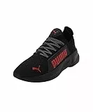 PUMA Softride Premier Slip-on, Scarpe per Jogging su Strada Uomo, Nero per Tutti i Tempi Rosso Fresco Grigio Scuro, 44 EU