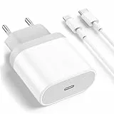 Caricatore per iPhone 20W, Caricatore rapido USB-C e cavo Lightning Ricarica Rapida 2M Tipo C Ricarica Caricabatterie Spina Muro Corrient per iPhone 14/14 Pro/14 Pro Max/14 Plus/13/12/11/XS/XR/X/8
