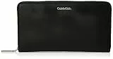 Calvin Klein Portafoglio Donna Ck Must Z/A Wallet XL Grande, Nero (Ck Black), Taglia Unica