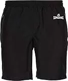 Spalding Woven Shorts Pantaloncini da Bambino, Nero, XXL