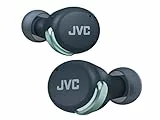 JVC auricolari True Wireless, Cancellazione attiva del rumore, leggere, elegante, Bluetooth 5.2, Waterproof (IPX4), 21H autonomia, modalità a bassa latenza per il gioco, HA-Z330T-G, verde, unica