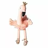 InnoGIO GIOflamingo, Peluche Fenicottero Ballerina Rosa 25cm per Bambini e Neonati, Pupazzo Morbido da Coccolare e per Giocare, Fabbricato con Materiali non Pericolosi