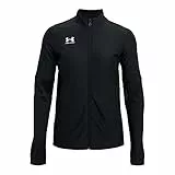 Under Armour Giacca Challenger Track Camicia, Nero (001)/Bianco, S Donna