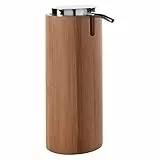 Gedy al 11-80 ALTEA-- -Dispenser per sapone liquido con supporto di bambù, colore: naturale, finitura cromata