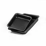[Amazon Exclusive] Moneta Eden Set 2 Lasagnere (24x20 cm - 29x25 cm),in alluminio Riciclato da Lattine, 100% Made in Italy