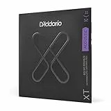 D'Addario Corde Chitarra Acustica | Corde per Chitarra Acustica | Corde Acustica | Coated | XTABR1152, XT Corde in Bronzo 80/20 per Chitarra Acustica, Scalatura Leggera Top/Media Bottom, 11-52
