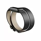 Fitbit Luxe,Leather Double Wrap,Black,One Size, Activity Tracker Accessory Unisex-Adult