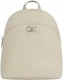 Calvin Klein Zaino a Cupola Re-Lock, Zaini Donna, Beige Pietra, OS