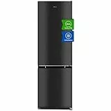 CHiQ Frigorifero Combinato FBM260L 262L (187+75), Low Frost, Inox scuro, Porte reversibili, Classe energetica E, 39db, 12 anni di garanzia sul compressore