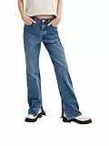 TOM TAILOR Denim Le signore Emma Jeans con Spacco 1034169, 10120 - Used Dark Stone Blue Denim, 28