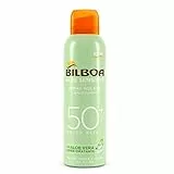 Bilboa, Protezione Solare Corpo Sensitive BOV SPF50+, Spray per Pelli Sensibili, Formula con Aloe Vera, Protegge e Idrata, Senza Alcool, Resistente all'Acqua, 150ml