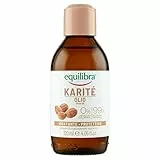 Equilibra Corpo, Olio di Karité, Olio Viso e Corpo Estratto da Burro di Karité, Azione Idratante e Protettiva, Ideale per Pelle Secca e Massaggio, con Fitosteroli e Vitamina E, 120 ml