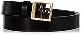 HUGO Haze Belt 2,5cm Cintura, Black2, 80 Donna
