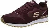 Skechers, Sneakers Donna, Rosso, 38 EU
