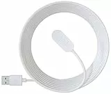 Arlo Caricabatterie Magnetico, 2,4 m, Per Interni, Bianco, Compatibile Con Telecamera Arlo Pro 3, Pro 4 (+XL), Pro 5, Ultra 2 (+XL), Floodlight, Go 2 - Accessorio Certificato Arlo, VMA5000C