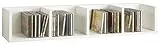 13Casa - Hand A3 - Mensola. Dim: 92x17x16,5 h cm. Col: Bianco. Mat: Truciolare., legno