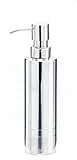 RIDDER London - Dispenser per Sapone in Acciaio Inox Cromato 5 x 5 x 20,8 cm