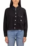 Calvin Klein Jeans - Camicia Donna Corta in Denim - Taglia XS
