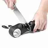 Brencco Affilacoltelli 4 in 1, Affilacoltelli da Cucina, Affilacoltelli per Forbici, Affilacoltelli da Cucina per la Casa
