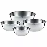 WMF 0645709990 Set 4 Ciotole da Cucina in Acciaio Inox 18/10 Cromargan