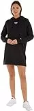 Tommy Jeans Abito con Cappuccio Tjw Ess Logo Abiti Maglione, Black, M Donna