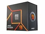 Amd Ryzen 9 7900X - Processore, 12 Core/24 Thread Sfrenati, Architettura Zen 4, 76 Mb L3 Cache, 170 W Tdp, Nero