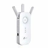 TP-Link Ripetitore WiFi Wireless, Velocità Dual Band AC1750, WiFi Extender e Access Point, Compatibile con Modem Fibra e ADSL, 1 Porta Gigabit(RE455)