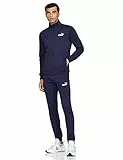 PUMA Clean Sweat Suit Fl, Chándal Hombre, Peacoat, M