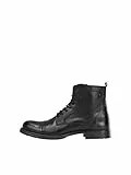 JACK & JONES Jfwrussel Leather 19, Stivali da Motociclista Uomo, Grigio (Anthracite Anthracite), 44 EU