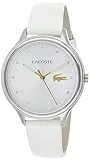 Lacoste Orologio Analogico al Quarzo da Donna Con Cinturino in Pelle Bianco - 2001005