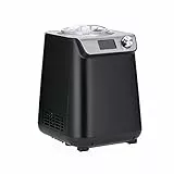 SEVERIN EZ 7407 Gelatiera con funzione yogurt compatta con capacità 1.2 L, Gelatiera autorefrigerante 2 in 1 con ricettario incluso per sorbetti, gelati e yogurt