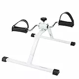 TechFit PED1 Pedale Allenatore, Mini Cyclette per Uso Domestico e in Ufficio, Macchina Facile da Allenamento per Braccia e Gambe, Adatta per Il Recupero Leggero