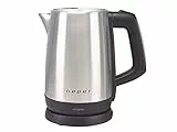 BEPER BB.102 Bollitore Elettrico, 2200 W, 1.7 Litri, Acciaio Inossidabile